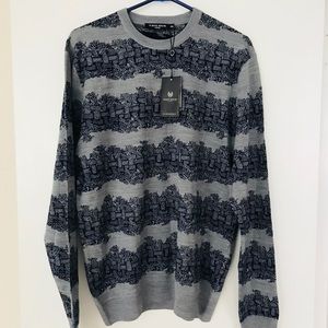 Filivivi Navy Blue, Grey Sail Men's Sweater Jersey